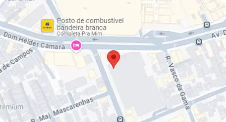 Mapa do ponto de atendimento